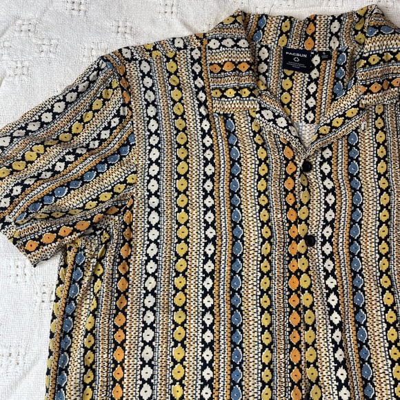 PacSun Other - Pacsun Western Hippie Short Sleeve Button Up Shirt Festival